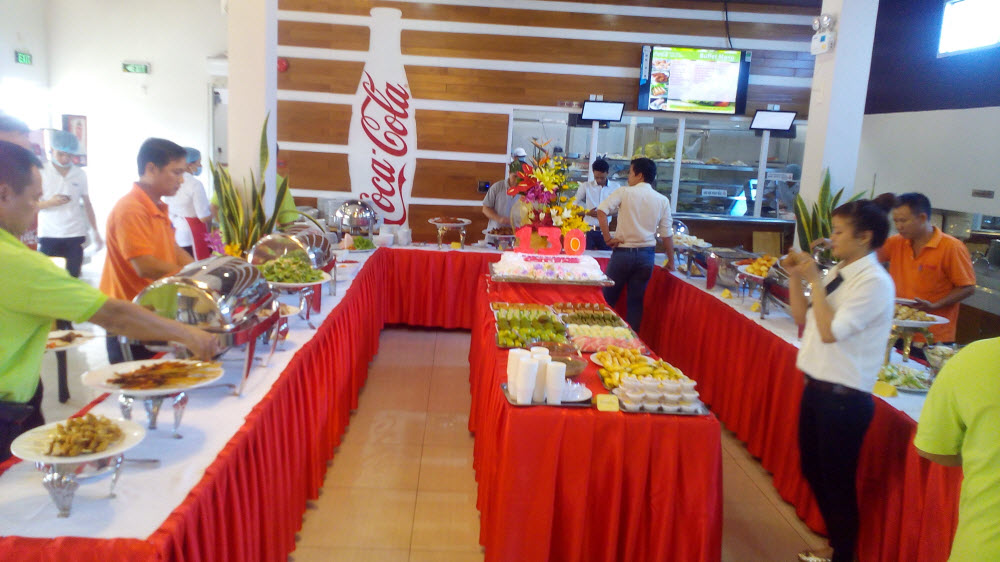 tổ chức sự kiên, tiệc buffet, tea break